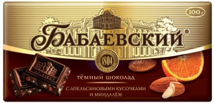 Babajevski tume šokolaad apelsiniga 100g